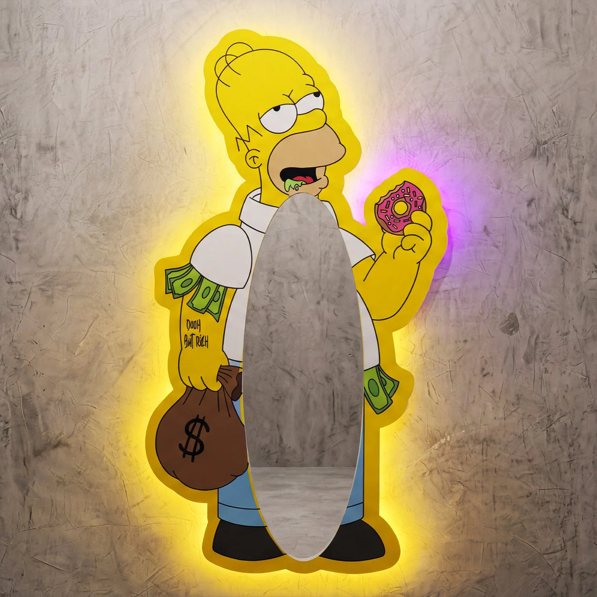 Exclusive Rick Neon Mirror