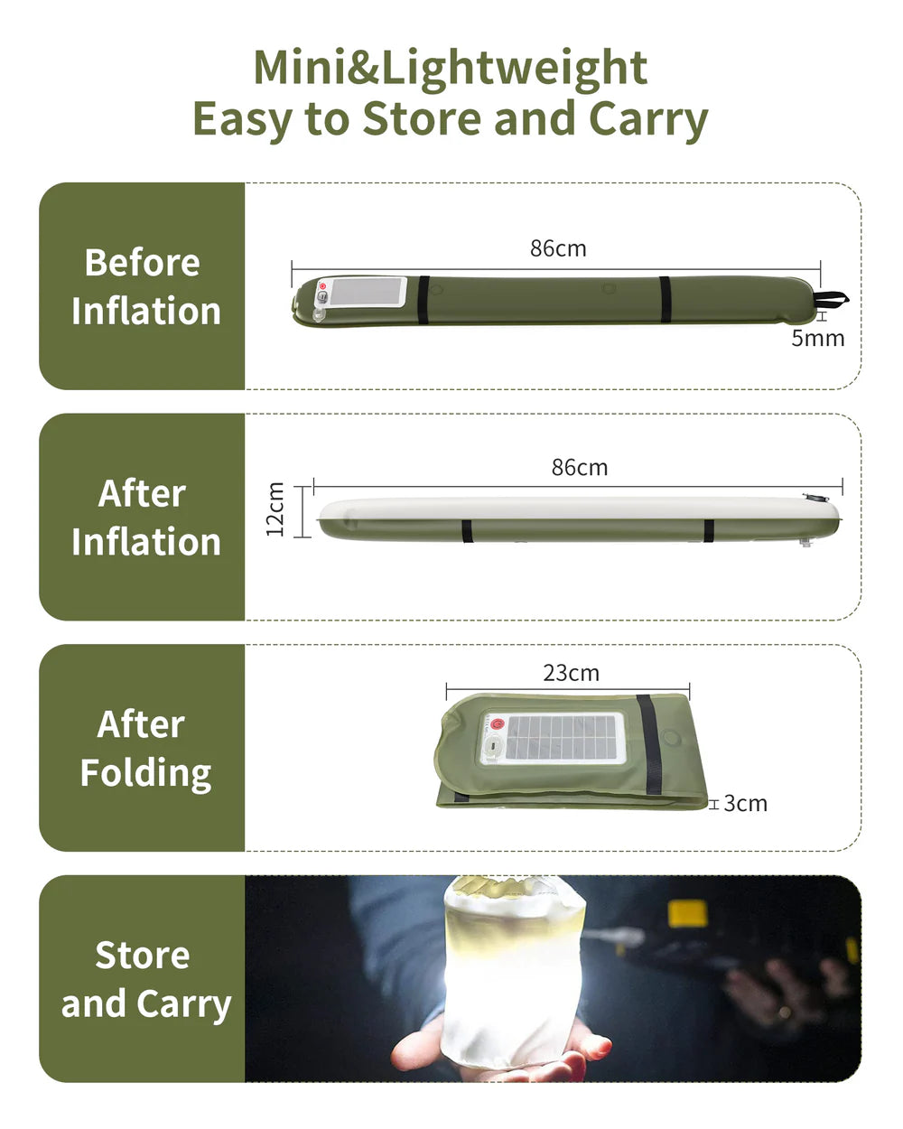 ZTARX™ GlowTube Solar Light